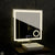Oglinda LED Rectangulara 80x80cm Souverain MotionGlow Marcello Sistem Dezaburire Ceas & Termometru Lupa Cosmetica Dimabila