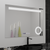 Oglinda LED Rectangulara 80x60cm ABSOLU MotionGlow Marcello Sistem Dezaburire Ceas & Termometru Lupa Cosmetica Dimabila