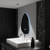 Oglinda LED Organica 80x60cm - Fluido Touch Sistem Dezaburire Dimabila