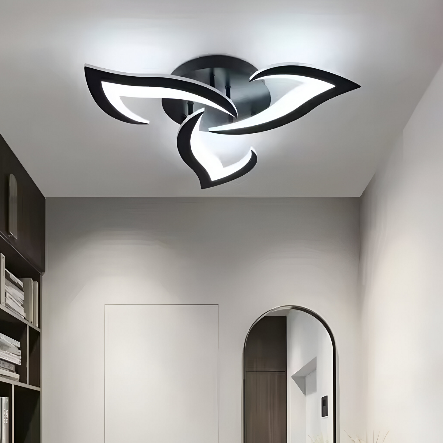 Lustra LED cu Telecomanda LT660/3BK, 3 Elemente, 32W, Lumina 3000/4000/6000K, Negru, Inaltime Reglabila Lustre LED cu Telecomanda Default Title Alessandro Design