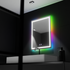 Oglinda LED Rectangulara 60cm, Spectrum Touch, RGB, Sistem Dezaburire