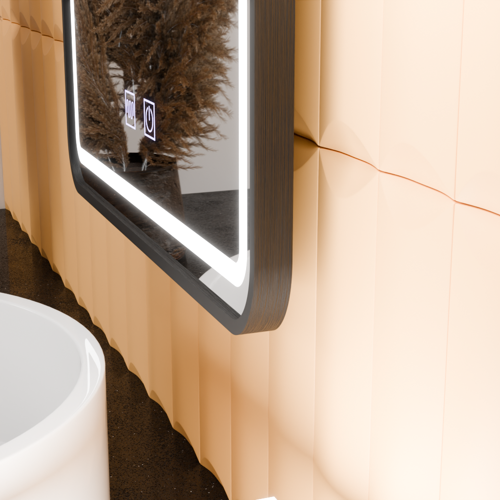 Oglinda LED Rectangulara, 50x70cm, Taglio Touch, Sistem Dezaburire