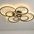Lustra LED cu Telecomanda Betty 130W Dimabila Alb Negru