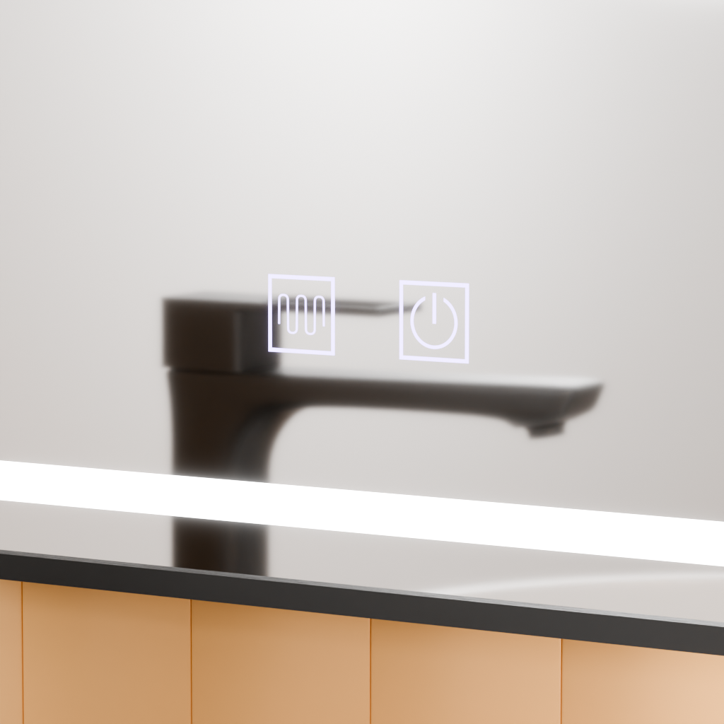 Oglinda LED Rectangulara, 50x70cm, Taglio Touch, Sistem Dezaburire