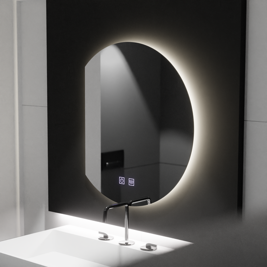 Oglinda LED Semiluna 54x60, Arcana Touch, Sistem Dezaburire, Dimabila Oglinzi Korman E Default Title Alessandro Design
