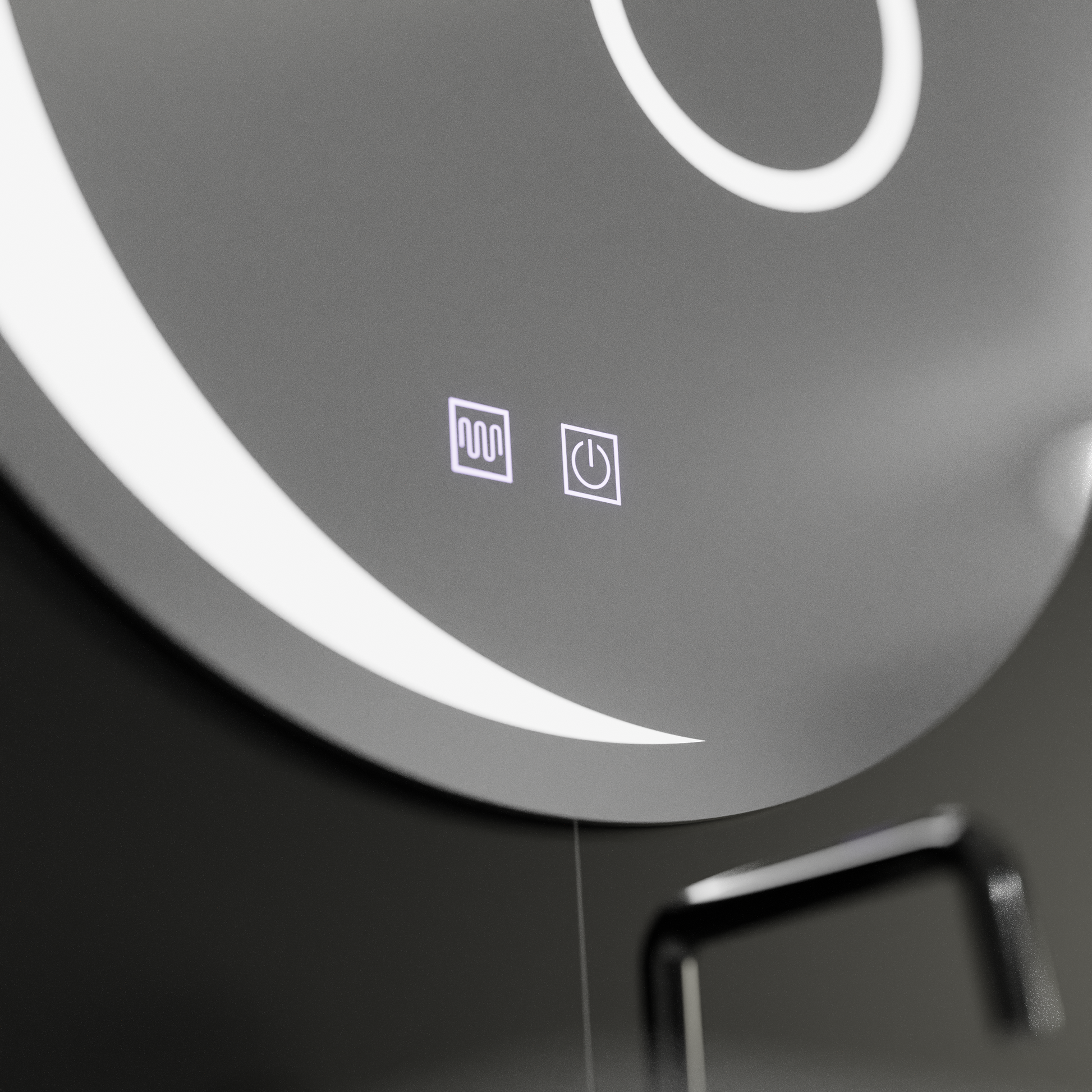 Oglinda LED Rotunda, 80cm, Orbis Touch, Sistem Dezaburire, Dimabila, E31S/80X80 Oglinzi Korman E Default Title Alessandro Design
