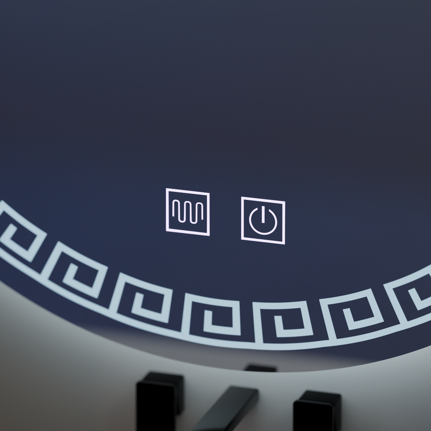 Oglinda LED Rotunda, 80cm, Orhina Touch, Sistem Dezaburire, Dimabila, E40S/80X80 Oglinzi Korman E Default Title Alessandro Design