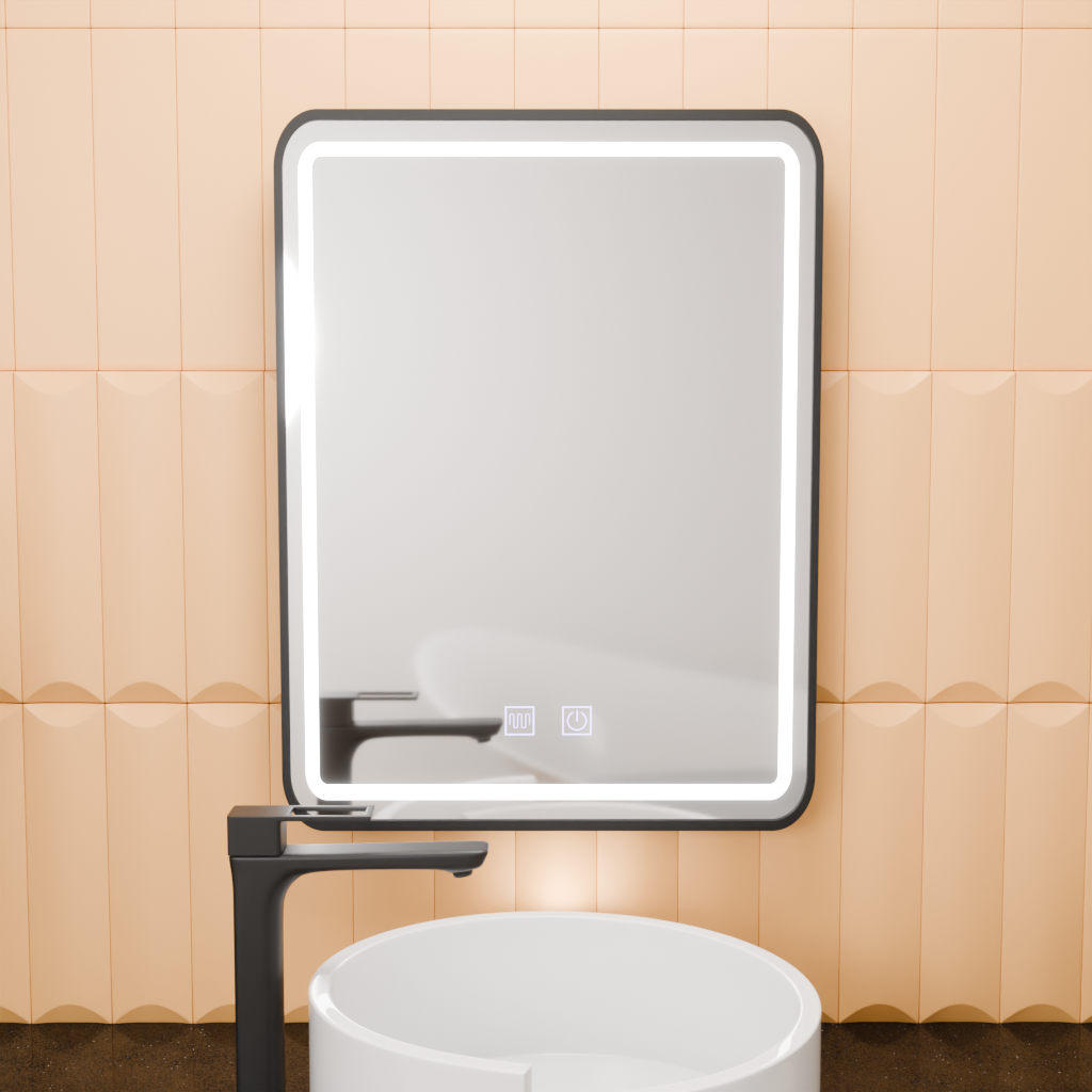 Oglinda LED Rectangulara, 50x70cm, Taglio Touch, Sistem Dezaburire