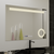 Oglinda LED Rectangulara 80x60cm ABSOLU MotionGlow Marcello Sistem Dezaburire Ceas & Termometru Lupa Cosmetica Dimabila