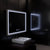 Oglinda LED Rectangulara 120x80cm Verite Imperial Silver Motion Glow Marcello Sistem Dezaburire Ceas & Termometru Dimabila