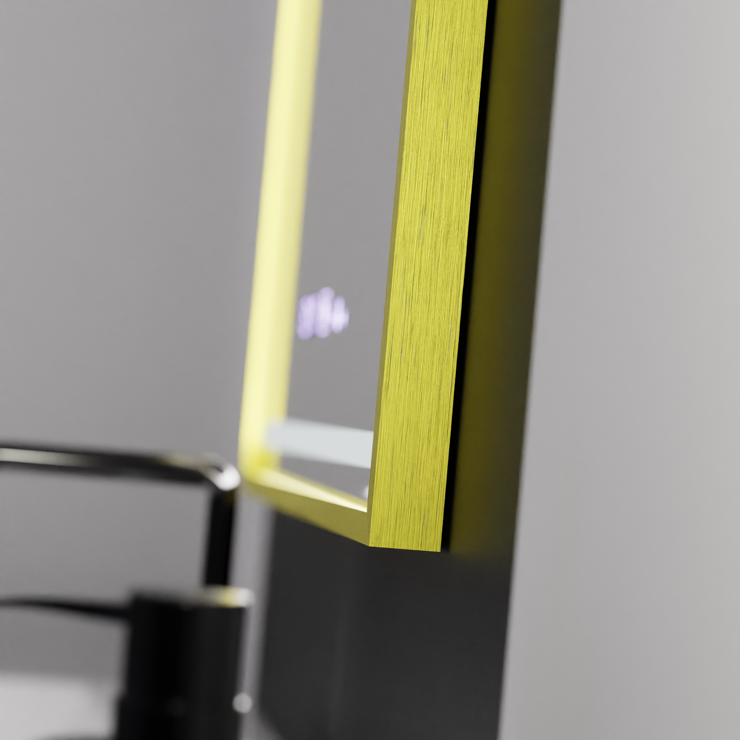 Oglinda LED Rectangulara, 50x70cm, Verite Royale Gold Motion Glow Marcello, Sistem Dezaburire, Ceas & Termometru, Dimabila Oglinzi Marcello Default Title Alessandro Design