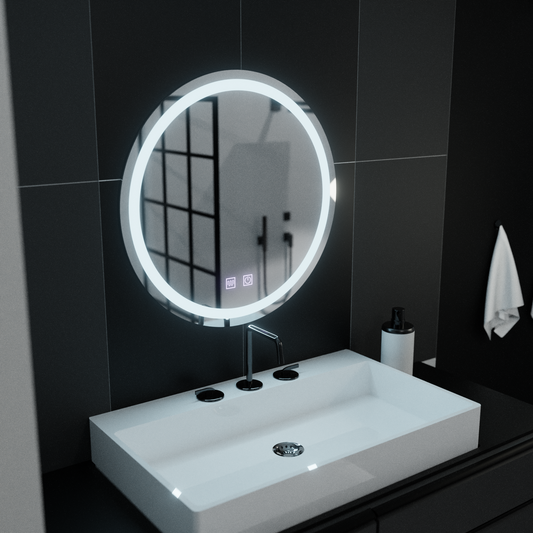Oglinda LED Rotunda, 70cm, Lucea Touch, Sistem Dezaburire, Dimabila Oglinzi Korman E Default Title Alessandro Design