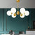 Lustra LOFT Manor, 6x E27, Alb Auriu, Metal