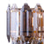 Aplica Leandro, 2*E14, Negru, Metal si Cristal