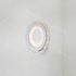 Aplica LED Borandis 20W, Alb cu Crom, Acril si Cristal , Lumina Rece/Calda/Neutra