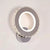 Aplica LED Cristal Samy 34W Argintiu