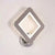 Aplica LED Cristal Santana 34W Argintiu
