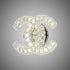 Aplica LED Cristal Yanira 28W, Argintiu