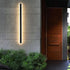 Aplica LED de Exterior Salma, 12W, IP65, Metal, Negru