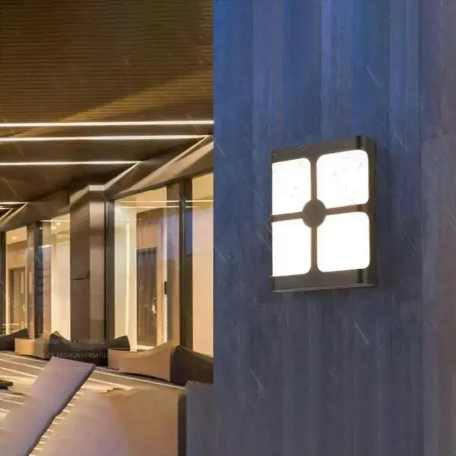 Aplica LED Exterior Timeea, 18W, Negru, 3000K