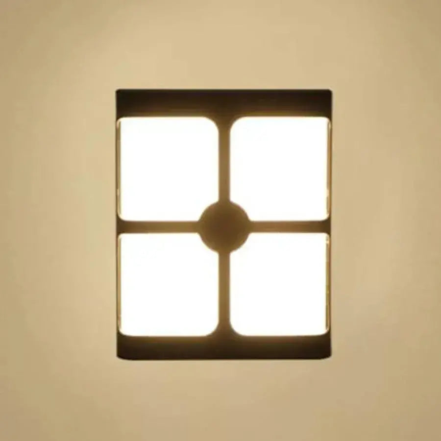 Aplica LED Exterior Timeea, 18W, Negru, 3000K