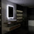 Oglinda LED Rectangulara 60x80cm Pugliesi Senzor MotionGlow Marcello Sistem Dezaburire Ceas & Termometru Dimabila