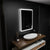 Oglinda LED Rectangulara 60x80cm Pugliesi Senzor MotionGlow Marcello Sistem Dezaburire Ceas & Termometru Dimabila