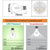 Bec LED Filament Sferic E14 4W=45W 4000K