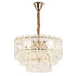 Candelabru Cristal Cyrus 5x E27 Auriu