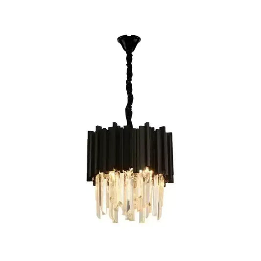 Candelabru Cristal Ryder 3x E14 Negru Auriu