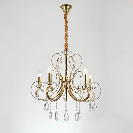 Candelabru Gordon 5x E14 Auriu