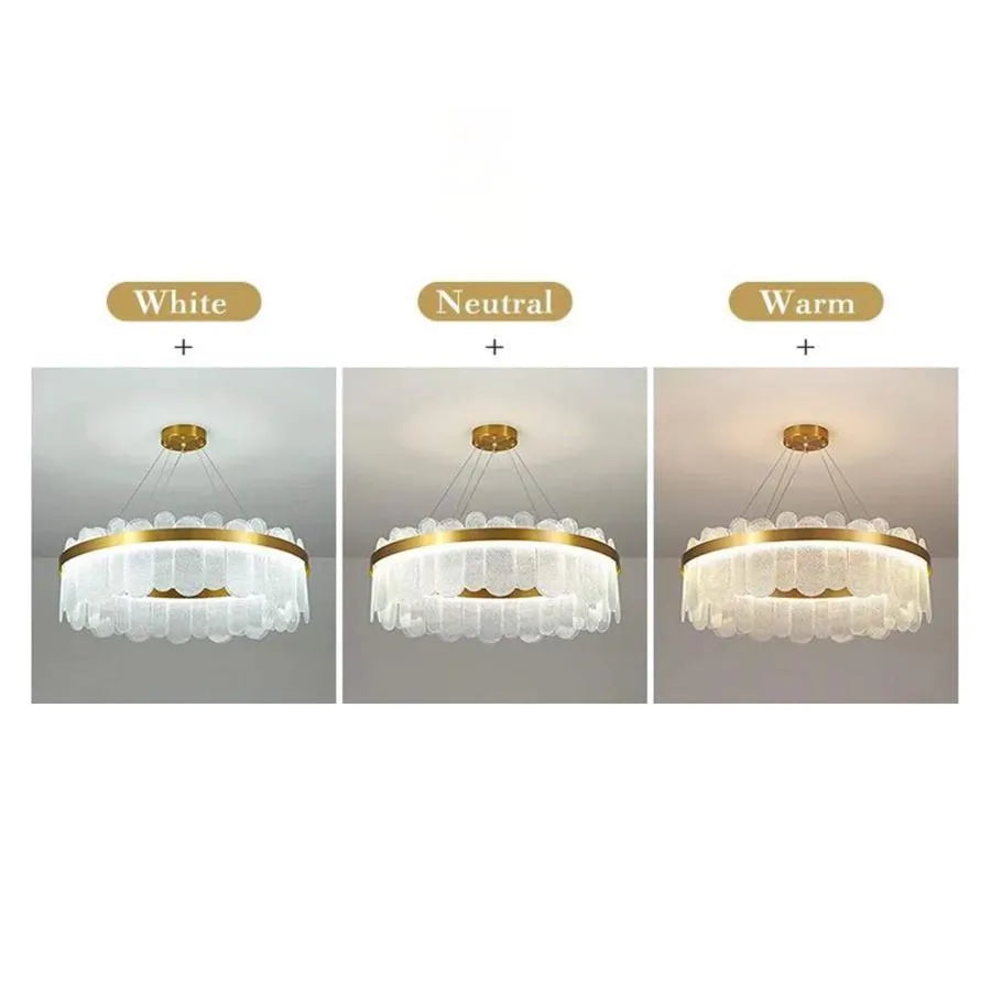 Candelabru LED cu Telecomanda Alvaro 128W Dimabil Auriu Candelabre Cristal Default Title Alessandro Design