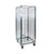 Carucior Transport tip cusca cu 4 pereti 80cmX70cmX170cm, Capacitate 500kg, Argintiu