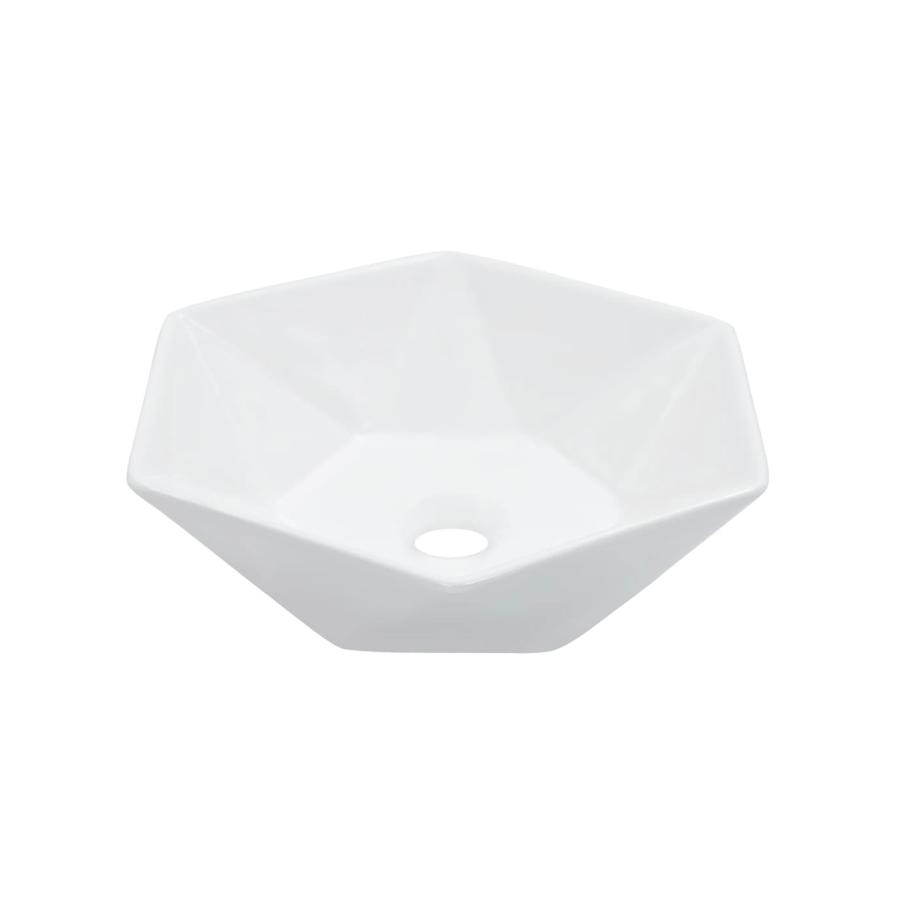 Chiuveta de baie, alb, 41 x 36,5 x 12 cm, ceramica