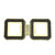 Lustra LED cu telecomanda QUADRIS, 24W, 2 Patrate, lumina Rece/Calda/Neutra, Dimabila, Alb