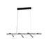 Lustra LED cu Telecomanda Jeremy 94W Dimabila Negru