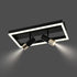 Lustra LED cu Telecomanda Rohan 26W Dimabila Alb Negru
