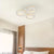Lustra LED Ecotius cu Telecomanda, 72W, Crom cu Alb, Lumina Rece/Calda/Neutra, Metal si Cristal, Dimabila, IP.20