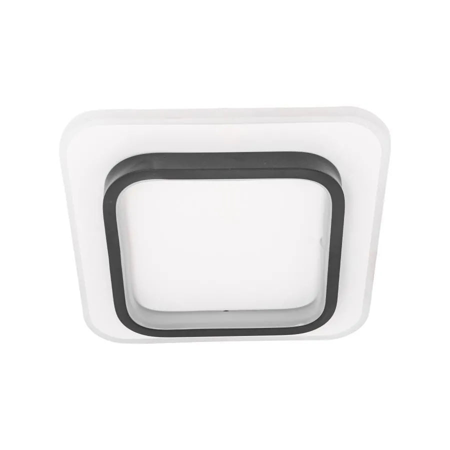 Lustra LED KHAI 20W, lumina Rece/Calda/Neutra , Alb Negru