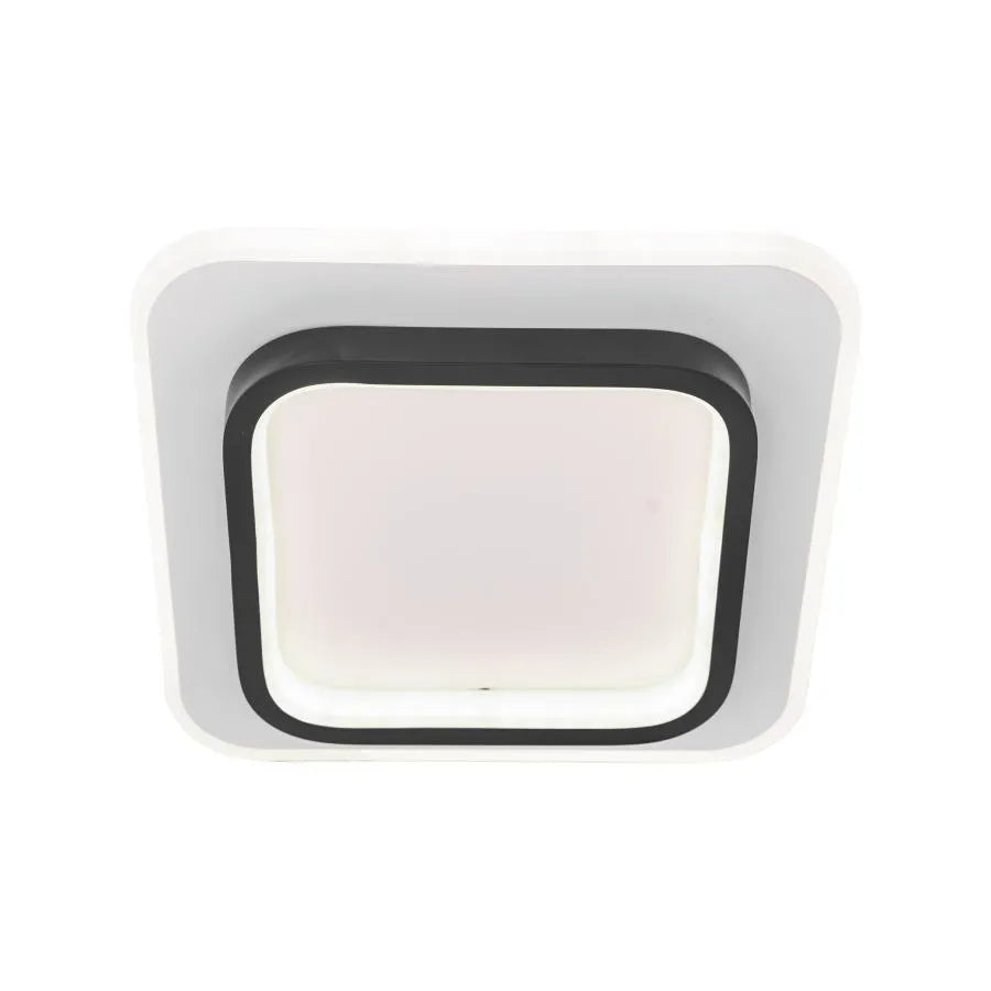Lustra LED KHAI 20W, lumina Rece/Calda/Neutra , Alb Negru