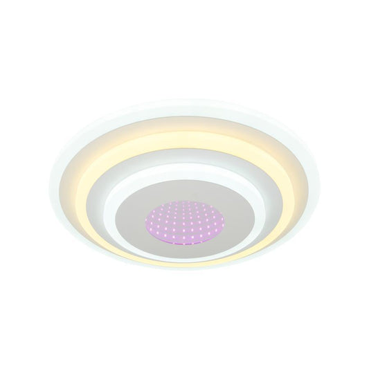 Lustră LED Scorinis 3D, 84W, Acril, Metal