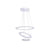 Lustra LED Serena, 190W, Dimabila, Alb