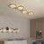 Lustra LED Seyda 60W Negru Auriu