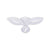 Lustra LED cu telecomanda ORCHID, 39W, 3 Petale, lumina Rece/Calda/Neutra, Dimabila, Alb