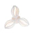 Lustra LED cu telecomanda ORCHID, 39W, 3 Petale, lumina Rece/Calda/Neutra, Dimabila, Alb
