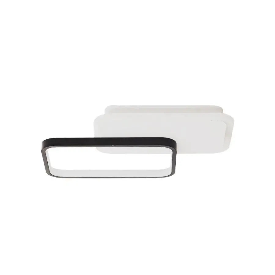 Lustra LED cu telecomanda CAROLINA 50W, 2 Elemente, lumina Rece/Calda/Neutra, Dimabila, Negru