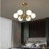Lustra LOFT Manor, 6x E27, Alb Auriu, Metal