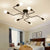 Lustra MODERNIST Hexa 6, 6x E27, Negru, Design Modern