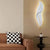 Aplica LED Pena 65cm Alb Auriu