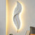 Aplica LED Pena 85CM Alb Auriu